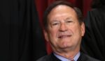 Supreme Court Justice Samuel Alito is pictured sitting for a group portrait photo of the Supreme Court Justices on October 7, 2022.