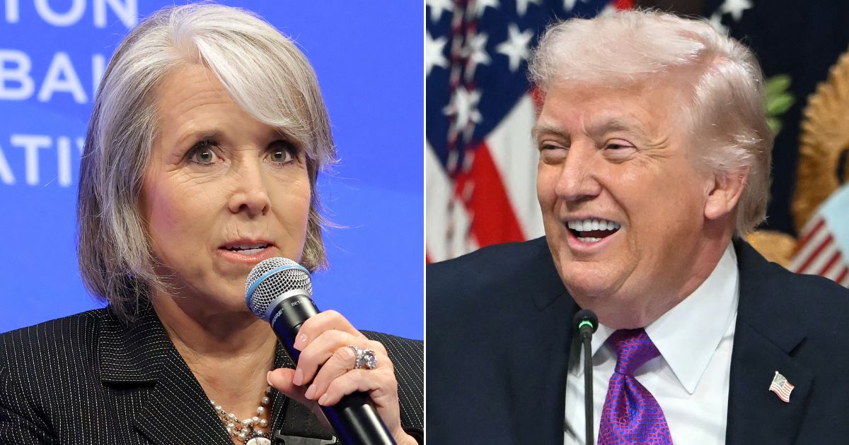 New Mexico’s Dem Governor Triggered After Trump Suggests Updating Her State’s Name New Mexico’s Dem Governor Triggered After Trump Suggests Updating Her State’s Name