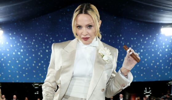 Madonna attends the 2025 Met Gala at the Metropolitan Museum of Art in New York City.