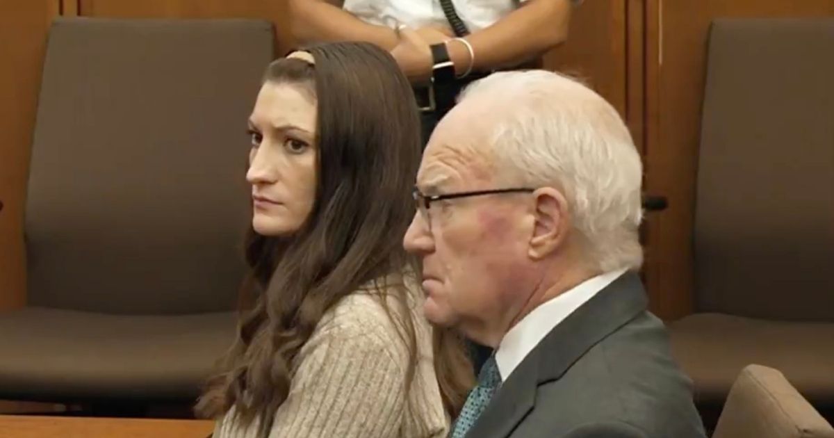 Lindsay Clancy, the woman accused of murdering her children in a high-profile court case, sits and listens during trial on Sept. 1, 2026.