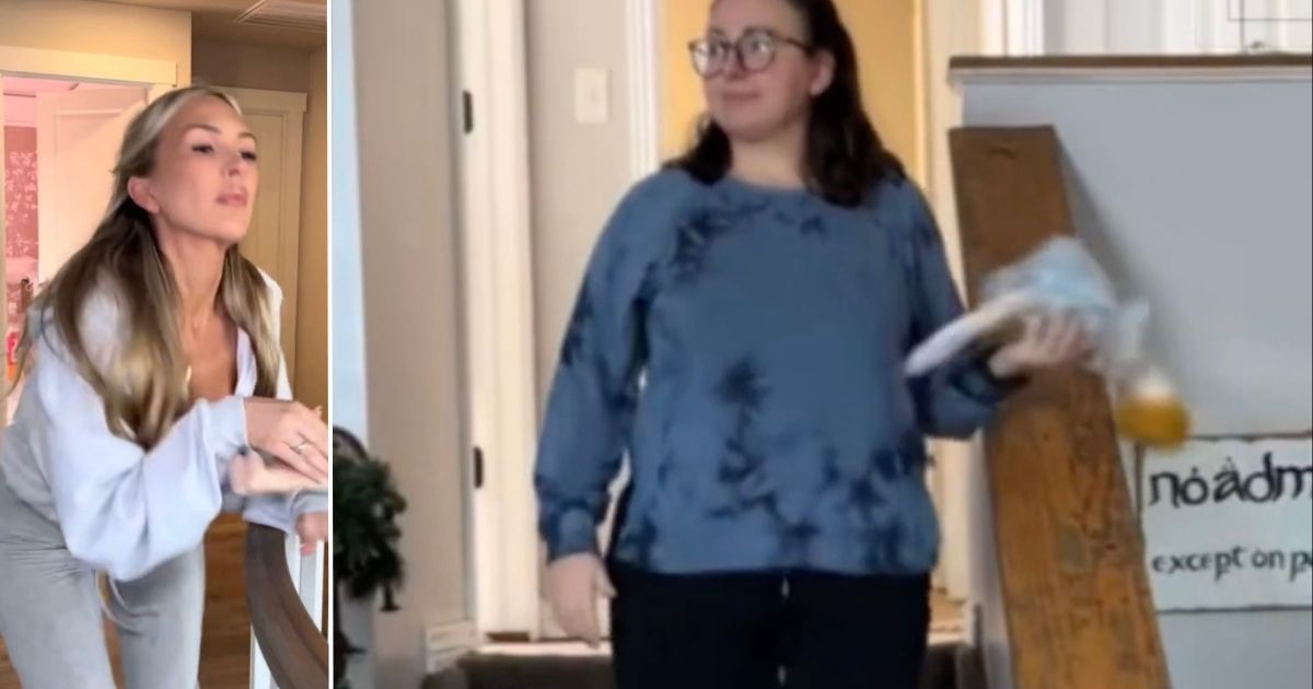 Women on TikTok start disturbing trend of pretending to hurt their babies.