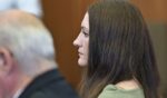 Lindsay Clancy sits in the Plymouth County Superior Court in Plymouth, Massachusetts, during her murder trial.