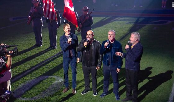 Some fans were confused or upset when an NFL game in New York opened with the national anthem of a country that was not involved with the game in any way.
