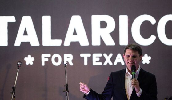 Democratic candidate for U.S. Senate James Talarico of Texas speaks during an Aug. 22 campaign rally.
