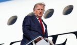 President Donald Trump boards Air Force One Sept. 16 at Joint Base Andrews, Maryland.