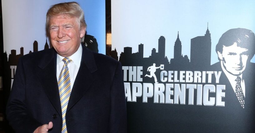 Donald Trump attends a