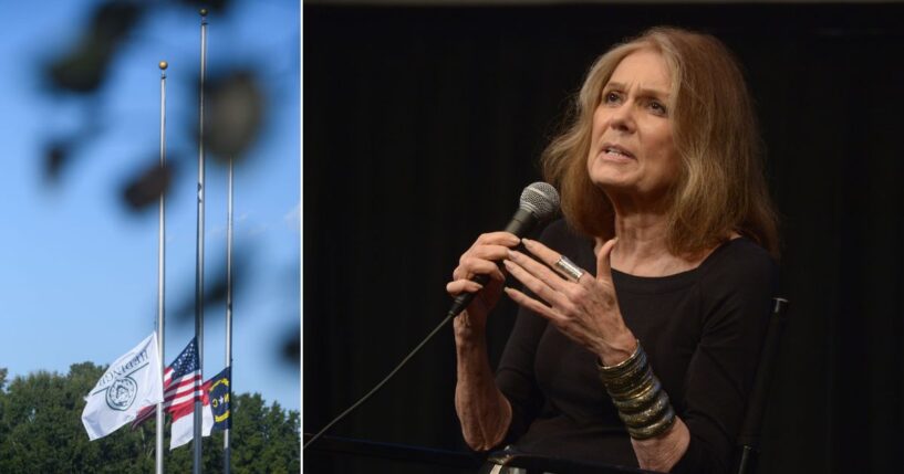 North Carolina's Gov. Josh Stein ordered flags to fly at half-staff through Thursday for pro-abortion liberal feminist icon Gloria Steinem, who died last week at 92.