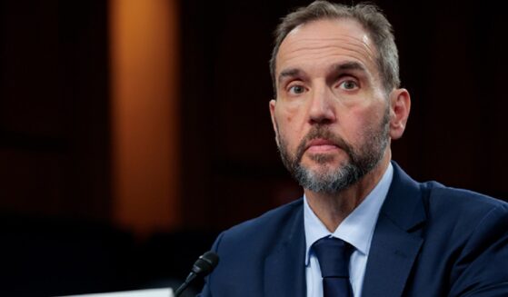 Former Special Counsel Jack Smith testifies during a hearing before the Senate Judiciary Committee in the Hart Senate Office Building on Tuesday.