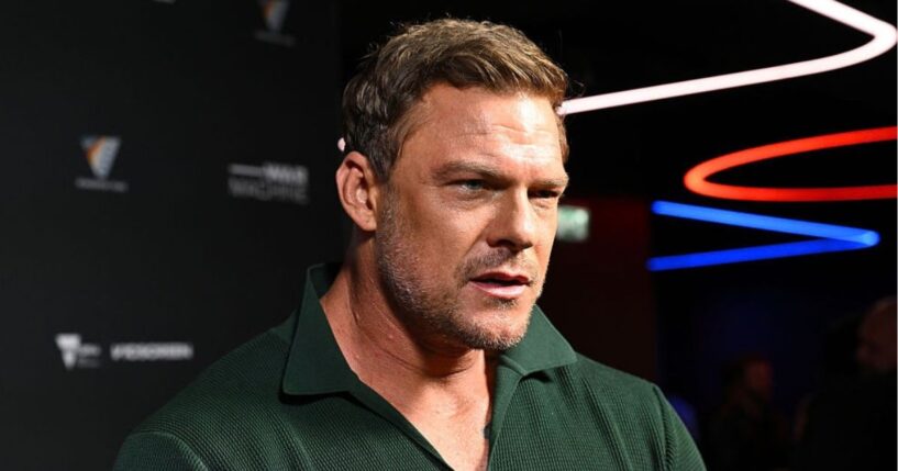 Alan Ritchson, seen in a July photo, has had two box-office flops in a row.