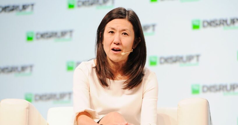 SEC San Francisco director Jina Choi speaks onstage during Day 1 of TechCrunch Disrupt SF 2018 at Moscone Center on Sept. 5, 2018, in San Francisco, California.