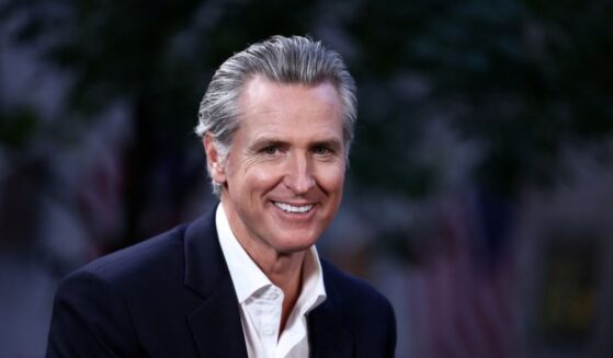 California Gov. Gavin Newsom is pictured during a recorded interview with AFP in the Manhattan borough of New York City on Sept. 23, 2026.