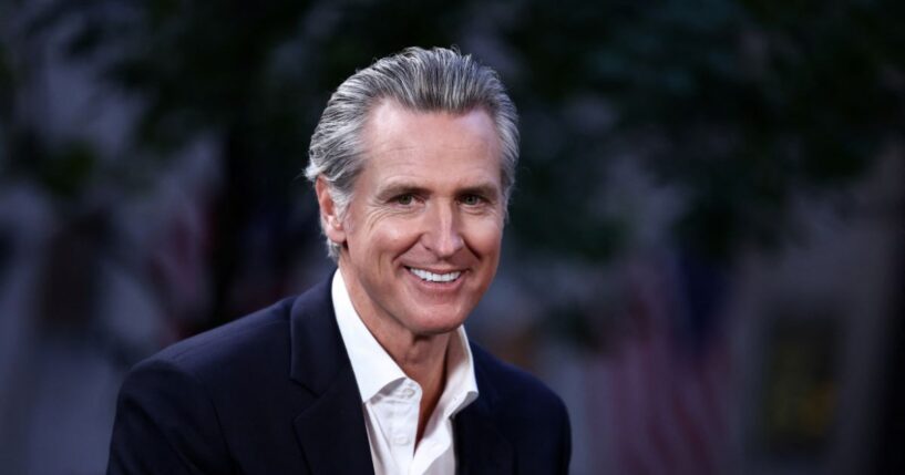 California Gov. Gavin Newsom is pictured during a recorded interview with AFP in the Manhattan borough of New York City on Sept. 23, 2026.