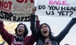Thousands of Cornell University students and others from the Cornell community fill Ho Plaza for the Justice for Survivors protest hosted by twenty student organizations on Oct. 5, 2026.