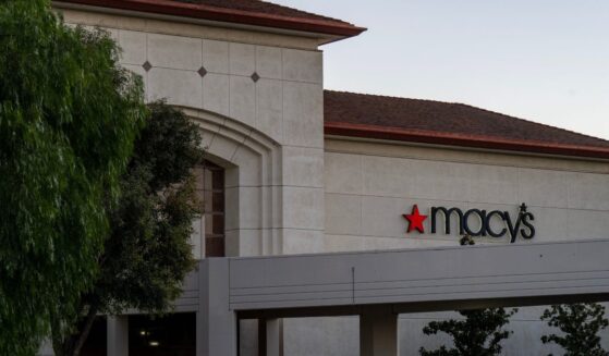 One of the entrances of the Macy's location at the Valencia Town Center in Santa Clarita, California.