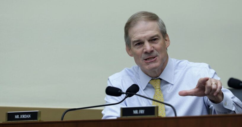 Rep. Jim Jordan speaks during a hearing before the Subcommittee on Immigration Integrity, Security, and Enforcement of the House Judiciary Committee at Rayburn House Office Building on Capitol Hill on Sept. 1, 2026, in Washington, D.C.