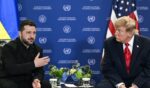 President Donald Trump meets with Ukraine's President Volodymyr Zelensky on the sidelines of the 81st United Nations General Assembly in New York on Sept. 22, 2026.