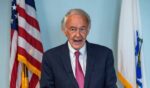 Sen. Ed Markey, a Democrat from Massachusetts, speaks during a news conference following the release of Massachusetts resident and former U.S. Marine Robert Gilman, in Boston, Massachusetts, on Aug. 11, 2026.