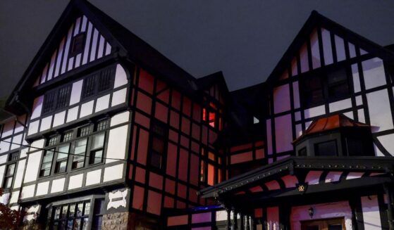 The Chi Phi fraternity house on Cornell University's campus on Oct. 11, 2026, in Ithaca, New York.