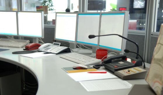 A dispatch center.