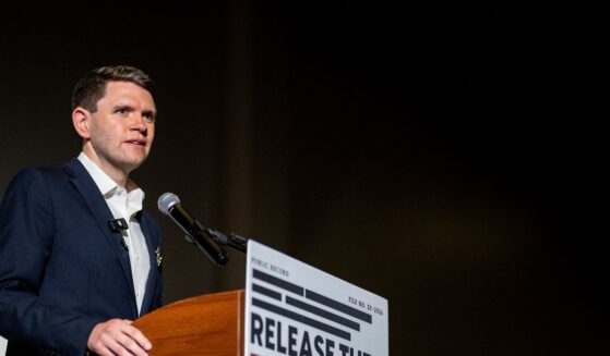 Texas Democratic Senate candidate James Talarico speaks during an event at the Epstein Memorial Reading room on Sept. 10, 2026, in Dallas, Texas.