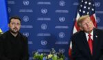 Ukrainian President Volodymyr Zelensky looks on during a bilateral meeting with President Donald Trump on the sidelines of the 81st United Nations General Assembly in New York, on Sept. 22, 2026.