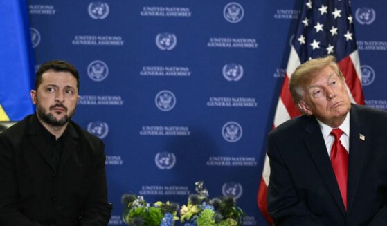 Ukrainian President Volodymyr Zelensky looks on during a bilateral meeting with President Donald Trump on the sidelines of the 81st United Nations General Assembly in New York, on Sept. 22, 2026.