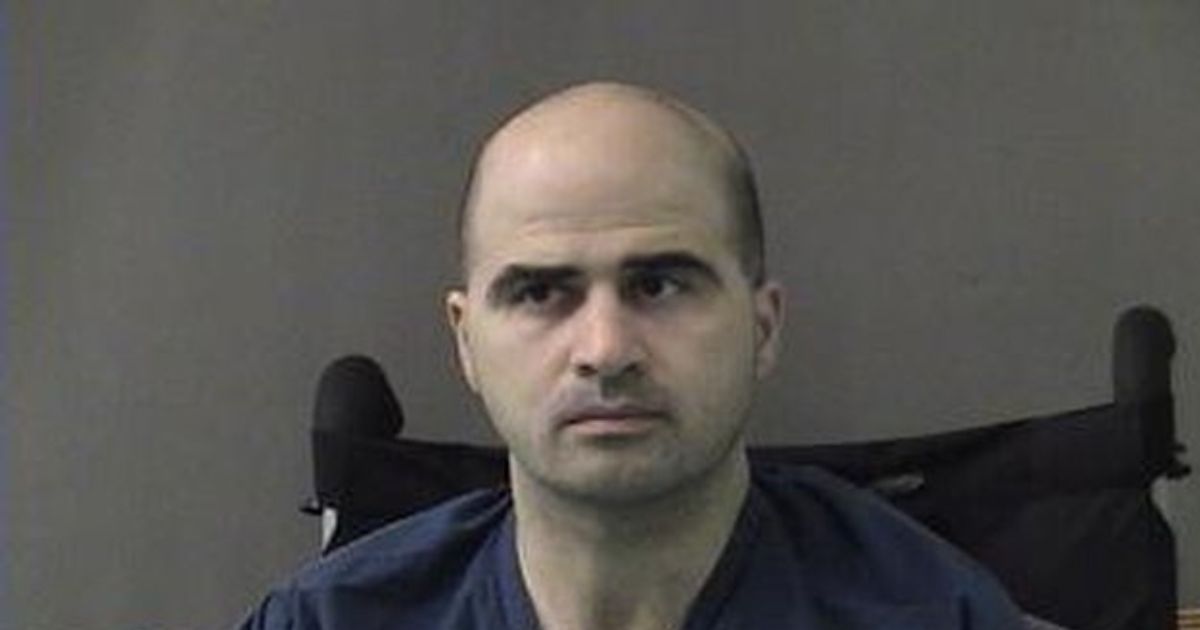 In this photo released by the Bell County Sheriff's Office, U.S. Maj. Nidal Hasan, the Army psychiatrist who is charged with murder in the Fort Hood shootings, is seen in a booking photo after being moved to the Bell County Jail on April 9, 2010, in Belton, Texas.