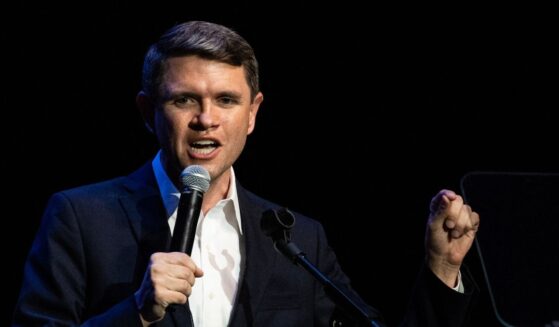 Democratic Senate candidate James Talarico speaks during a campaign rally as part of his "New American Dream Tour" in Pasadena, Texas, on Aug. 9, 2026.