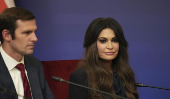 U.S. Ambassador to Greece Kimberly Guilfoyle attends the opening of the sixth round of the Greece-U.S. Strategic Dialogue, in Athens, on Oct. 7, 2026.