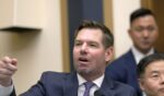 Rep. Eric Swalwell questions Special Counsel Jack Smith as he testifies during a hearing before the House Judiciary Committee in the Rayburn House Office Building on Capitol Hill on Jan. 22, 2026, in Washington, D.C.