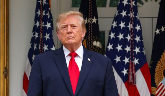 President Donald Trump arrives to speak during a luncheon in the Rose Garden of the White House on Oct. 15, 2026, in Washington, D.C.