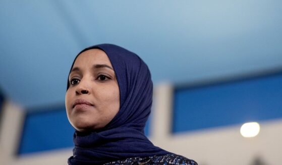 Rep. Ilhan Omar speaks at Karmel Mall on Wednesday, Jan. 28, 2026, in Minneapolis, Minnesota.