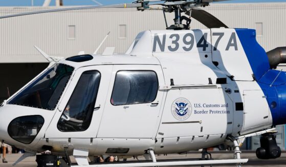 A U.S. Customs and Border Protection Airbus AS350 B3e AStar helicopter is parked on Sept. 25, 2026, in San Diego, California.