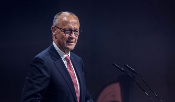German Chancellor Friedrich Merz speaks on stage at the Invest in Germany Summit to announce a strategic cooperation between the German government, NVIDIA, and a group of German companies in artificial intelligence on Oct. 19, 2026, in Berlin, Germany.