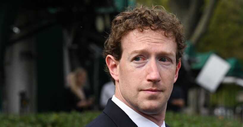Meta CEO Mark Zuckerberg looks on after a meeting of technology executives about artificial intelligence at the White House in Washington, D.C., on Sept. 29, 2026.
