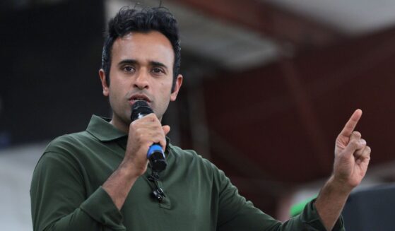 Ohio Republican gubernatorial candidate Vivek Ramaswamy speaks during the Darke County Republican Party Hog Roast on Oct. 18, 2026, in Greenville, Ohio.