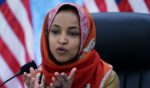 Rep. Ilhan Omar speaks during a hearing before the House Democratic Steering and Policy Committee at the U.S. Capitol on Feb. 12, 2026, in Washington, D.C.