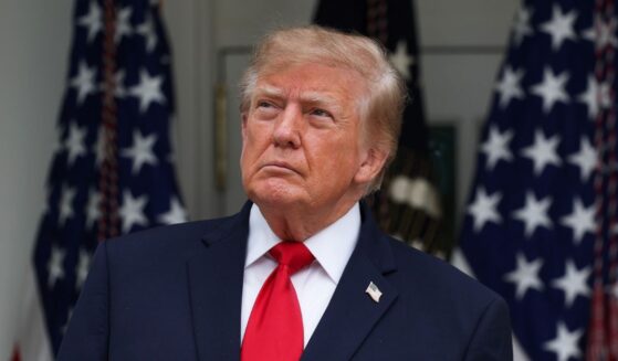 President Donald Trump arrives to speak during a luncheon in the Rose Garden of the White House on Oct. 15, 2026, in Washington, D.C.