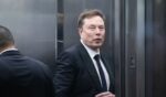 Elon Musk arrives to court at the Ronald V. Dellums Federal Building on April 30, 2026, in Oakland, California.