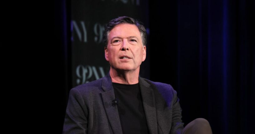 James Comey speaks onstage at 92NY on May 30, 2023, in New York City.
