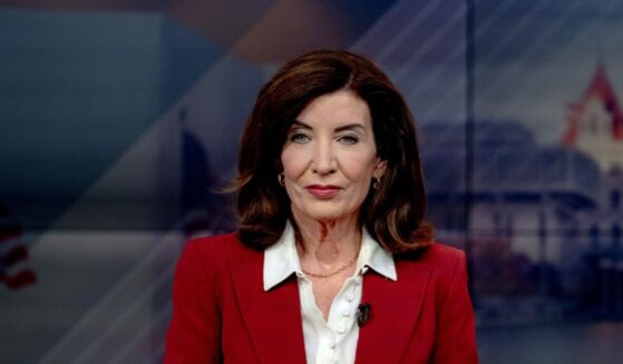 New York Gov. Kathy Hochul faces off against Republican gubernatorial candidate Bruce Blakeman in the only scheduled debate ahead of the New York gubernatorial election at the Spectrum News NY1 studios on Oct. 13, 2026, in New York City.