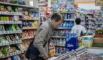 A man shops at a supermarket in Kawasaki, Kanagawa prefecture, on Oct. 23, 2026.