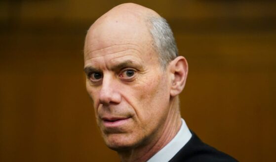 Judge James Boasberg, chief judge of the Federal District Court in D.C., stands for a portrait at E. Barrett Prettyman Federal Courthouse in Washington, D.C., on March 16, 2023.