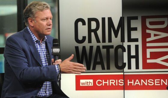 Chris Hansen, seen in a 2017 photo, said, "There’s nothing remotely attached to reality" in a new film about his career. "They’ve turned it into a drama of media egos trying to create stories for fame.”