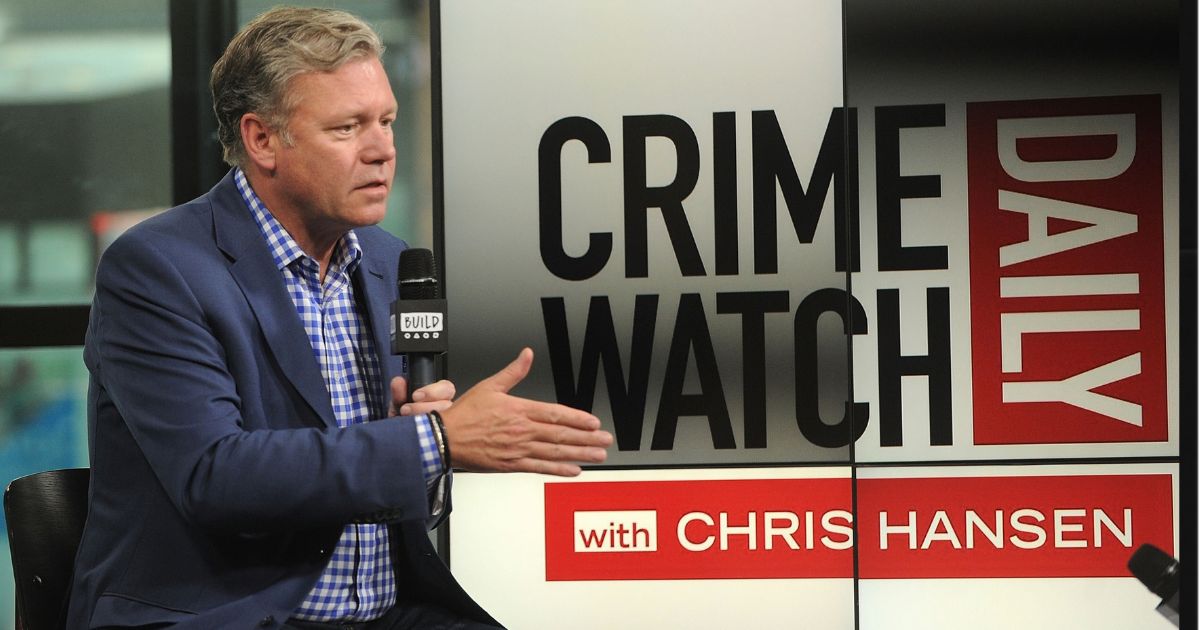 Chris Hansen, seen in a 2017 photo, said, "There’s nothing remotely attached to reality" in a new film about his career. "They’ve turned it into a drama of media egos trying to create stories for fame.”