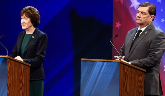 GOP U.S. Sen. Susan Collins of Maine and Democratic Senate candidate Troy Jackson faced off in a debate Thursday in Bangor, Maine.