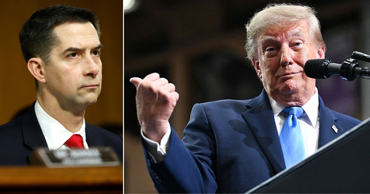 Furious Trump Partially Doxxes AR Sen. Tom Cotton, Sharing His Reported Cell Number to the Entire World