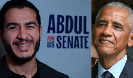 Former President Barack Obama, right, has endorsed Michigan's Abdul El-Sayed in the state's U.S. Senate race.