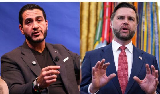 Vice President J.D. Vance called out Michigan Senate candidate Abdul El-Sayed, left, for having once claimed he did not come from the U.S.