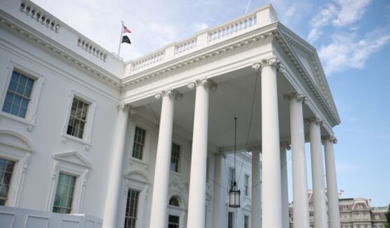 The White House north facade is pictured on June 22, 2026 in Washington, D.C.